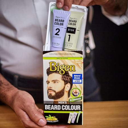 بيجن صبغة لحية خالية من الامونيا للرجال لون بني طبيعي B104