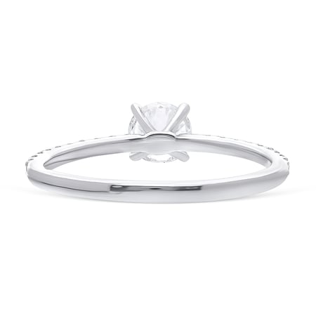 خاتم ألماس مزروع مخبريا "أنشودة الأناقة" – تصميم راقٍ يفيض بسحر البساطة