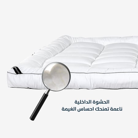 لباد قطن ملكي 12 سم مقاس 200x120