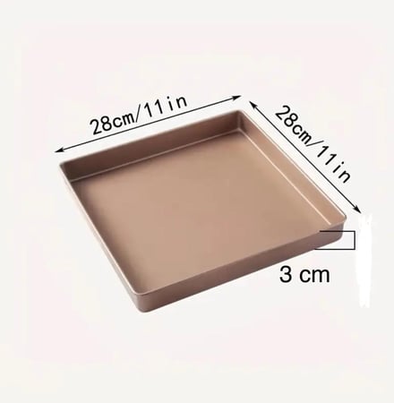 N/S BACKING TRAY 28*28*3 CM