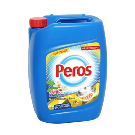 Peros سائل جلي مركز برائحة الليمون – 4 كغ