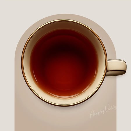 شاي حبق مدخن