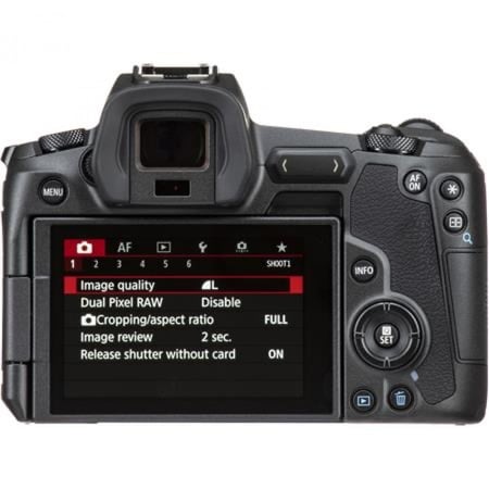 كانون اي او اس ار كاميرا ديجيتال بدون مرآة ، اسود Canon EOS R Mirrorless Digital Camera, Black