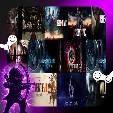 بكج 13 جزء من رزدينت ايفل مع كل الأضافات  (Resident Evil Collection)