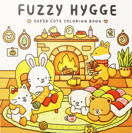 كتاب تلوين FUZZY HYGGE