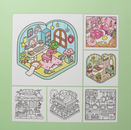 كتاب تلوين LITTLE CORNER