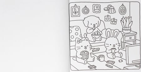 كتاب تلوين FUZZY HYGGE