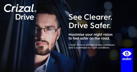 عدسات نظارات كريزال درايف - Crizal Drive lenses الفرنسية من شركة Essil