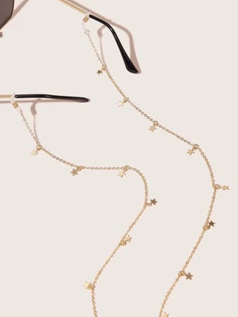 سلسلة نظارات ذهبية بحُلية النجم 11829