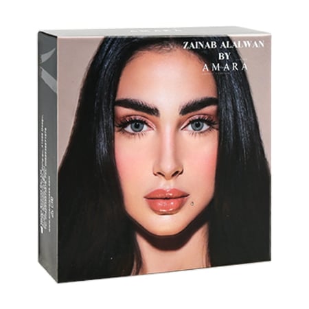 عدسات لاصقة ملونة شهرية أمارا مجموعة 2021 ايس بلو - عين للبصريات