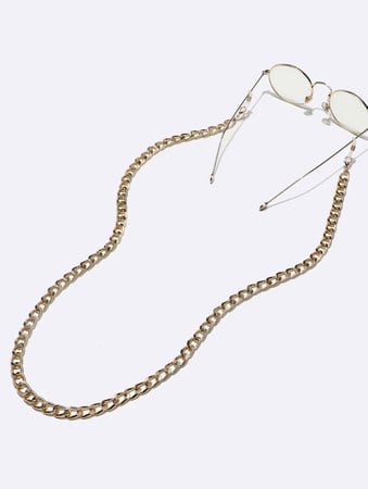 سلسلة نظارات ذهبية جنزير  11835