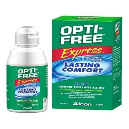 محلول أوبتي فري opti free solution محلول طبي متعدد الأغراض لجميع العدس