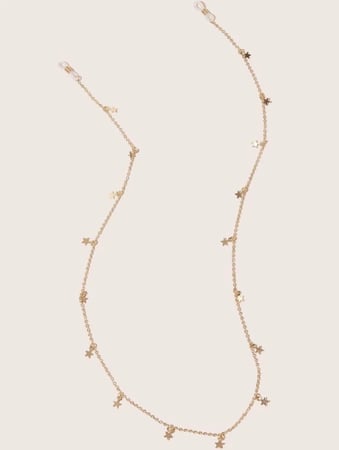 سلسلة نظارات ذهبية بحُلية النجم 11829