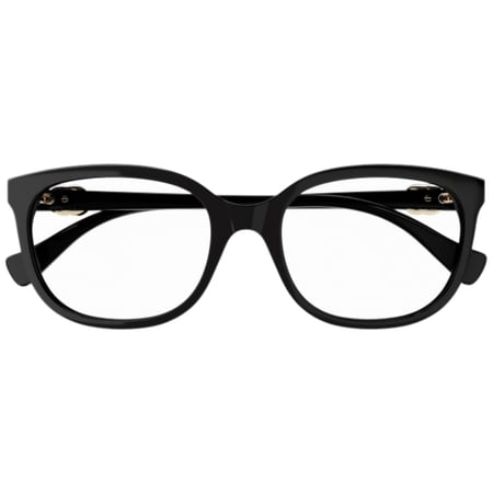 قوتشي اطار طبي نسائي أسود بتصميم كات اي