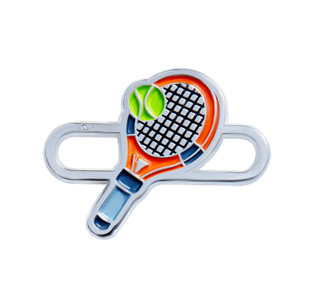 Tennis racket charm
