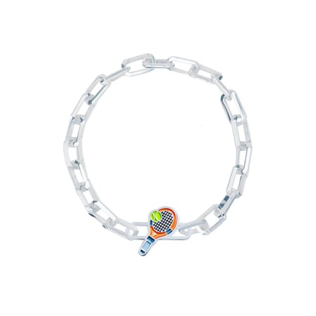 Tennis racket charm