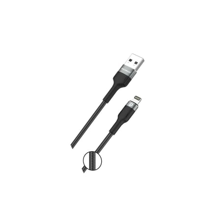 كيبل شحن - قماش - USB ايفون متر واحد من ماركة PROMASS