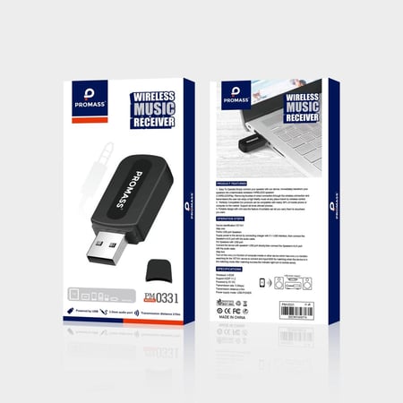 محول مخرج من USB  الى AUX5 - من ماركة PROMASS