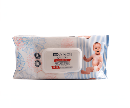 مناديل داندي كلاسيك برائحة جونسون - 120 منديل