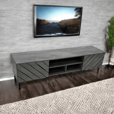 طاولة بلازما خشب رمادي رقم M31-306