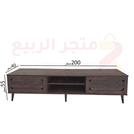 طاولة بلازما (تلفاز) خشب بني رقم XTC-855