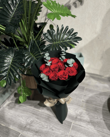 باقة ورد 11 حبه جوري