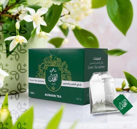 الطحان شاي اخضر ياسمين ٢٥ كيس ٥٠ جرام