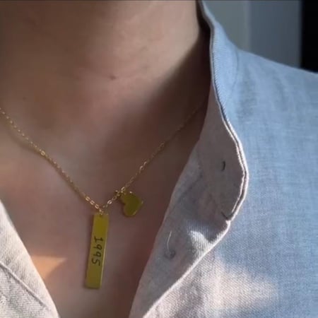 Flower Necklace - Gold