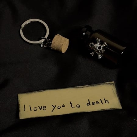 Poison bottle Keychain