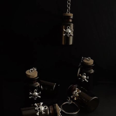 Poison bottle Keychain