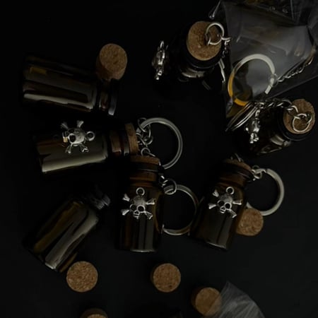 Poison bottle Keychain
