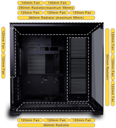 كيس ليان لي O11 اسود