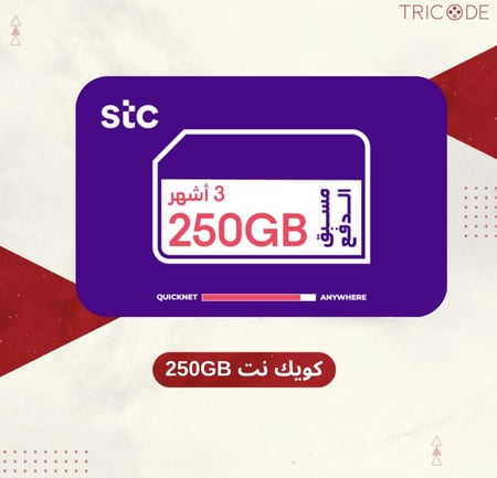 250 GB لمدة 3 اشهر