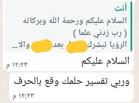 تفسير الرؤى ( تفسير احلام)