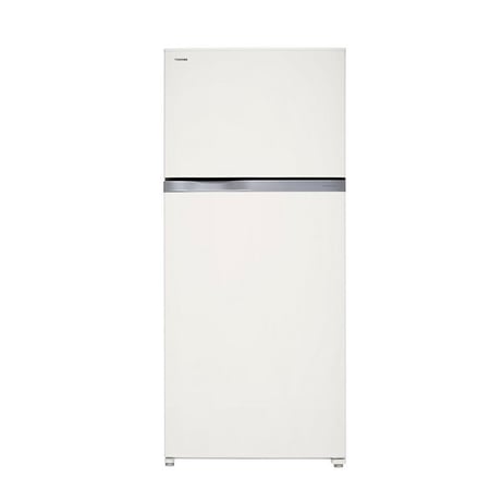 توشيبا ، ثلاجة بابين مع فريزر علوي،21.5 قدم، 608 لتر، انفرتر كومبروسور ،تقنية “ديودورايزر” لإزالة الروائح الكريهة ،ابيض،GR-A820ATE(W)