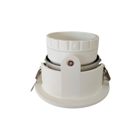 فريم سبوت لايت  مانع التوهج ابيض/اسود المنيوم مقاس 7سم