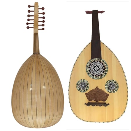 متوفر الحجز المسبق فقط عود موسيقي احترافي سوبر لوكس  مصدف