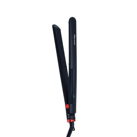مكواة شعر سيراميك للشعر النحيف مع شاشة عرض رقمية 750 فهرنهايت - اسود دافينا DV-750F