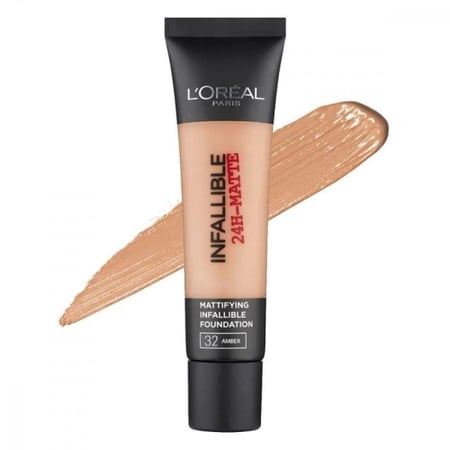 كريم اساس لوريال ماتيفاينج انفاليبل من لوريال باريس 32 Amber