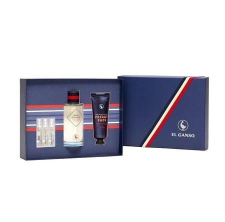 طقم الجنسو برافو مونسيور او دو تواليت (عطر 125مل+ كريم للوجه 75مل+عينات الجنسو 4X3مل)