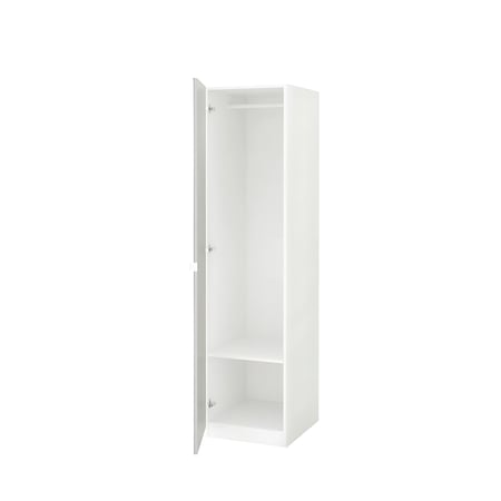 دولاب ملابس باب واحد داخل علاقة و رف 180x40x50