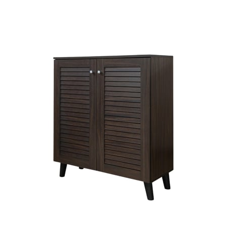 دولاب جزامة خشب ماليزي لون بني غامق بابين SC-803