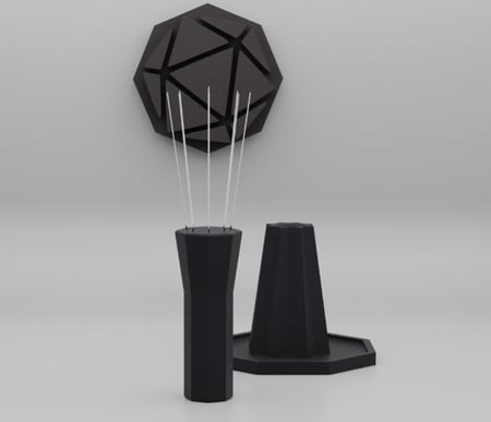 3D مفكك تكتلات برو 9 ابر اسود