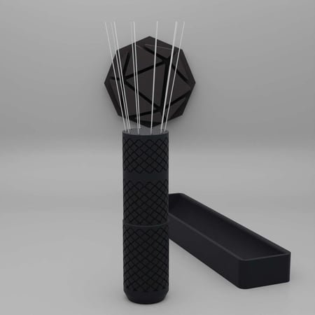 مفكك تكتلات 3D اسود