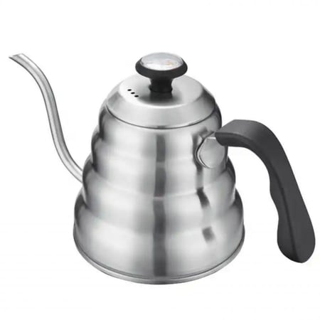 ابريق ترشيح ستانستيل مع معيار حرارة 1 لتر