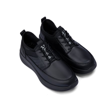 حذاء كاجوال جلد طبي من فيكتور كلارك - اسود داكن