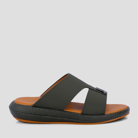 نعال شرقي طبي زيتي وبني من فيكتور كلارك