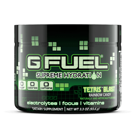 جي فيول Tetris بدون كافيين 30 حصة استعمال.