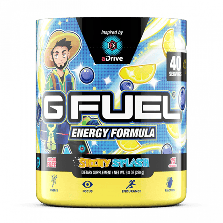 جي فيول الشايني سبلاش بنكهة توت ازرق حامض 40 حصة استعمال