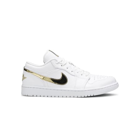 Air Jordan 1 Low White Metallic Gold